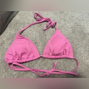pink bikini top
